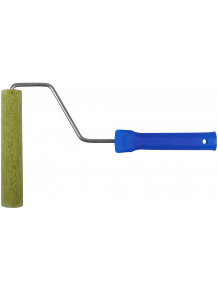 Валик полиакриловый "мини" зеленый диам.15/35 мм ворс 10 мм длина ручки 400 мм 150 мм
