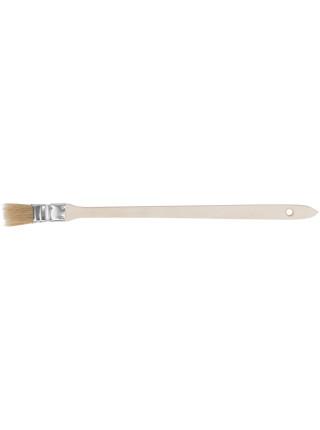 Кисть радиаторная натуральная светлая щетина деревянная ручка  1" (25 мм)