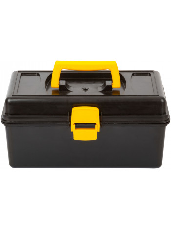 Ящик для инструмента пластиковый 13" (315 х 15 х 18 см) (черно-желтый)
