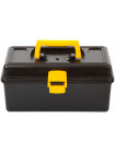 Ящик для инструмента пластиковый 13" (315 х 15 х 18 см) (черно-желтый)