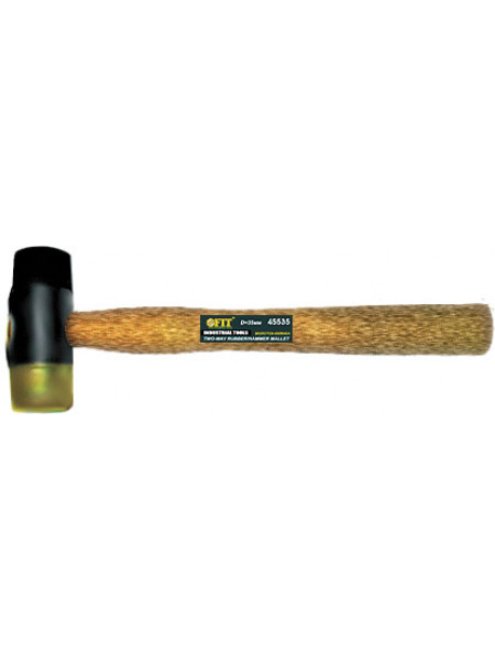 Молоток-киянка резина/пластик деревянная ручка 35 мм