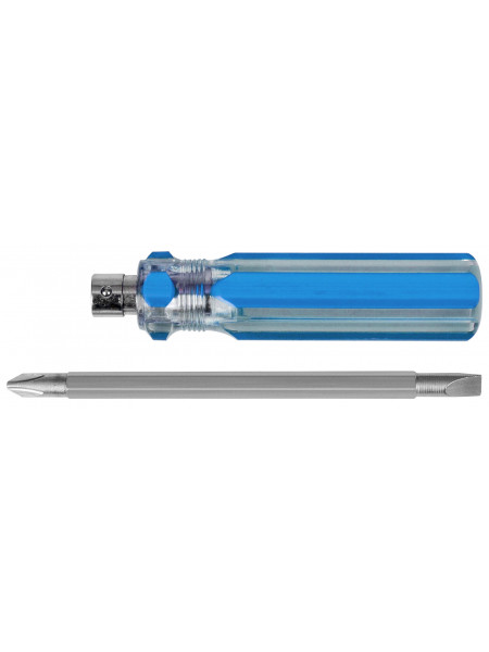 Отвертка с переставным жалом пластиковая ручка 6x70 мм (PH2/SL6)