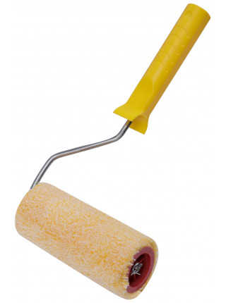 Валик полиакриловый желтый с ручкой 150 мм