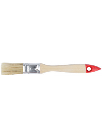 Кисть флейцевая "Оптима" натур. cветлая щетина деревянная ручка 3/4" (19 мм)