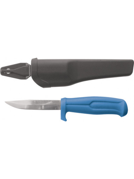 Нож строительный нержавеющая сталь пластиковая ручка лезвие 100 мм