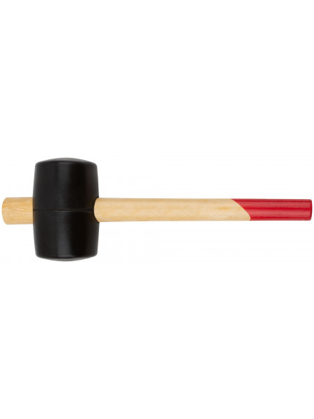Киянка резиновая деревянная ручка 65 мм