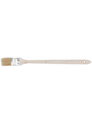 Кисть радиаторная натуральная светлая щетина деревянная ручка 15" (38 мм)